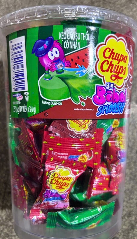 Hộp kẹo cao su Chupa Chups 251g